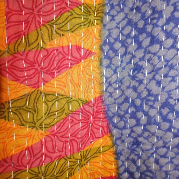 ✨ One-of-a-Kind Kantha Quilted Jacket ✨ - Picture 4 of 5